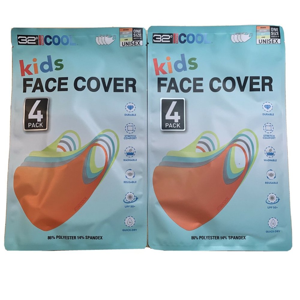Kids Face Mask Cover 32 DEGREES COOL UNISEX One S